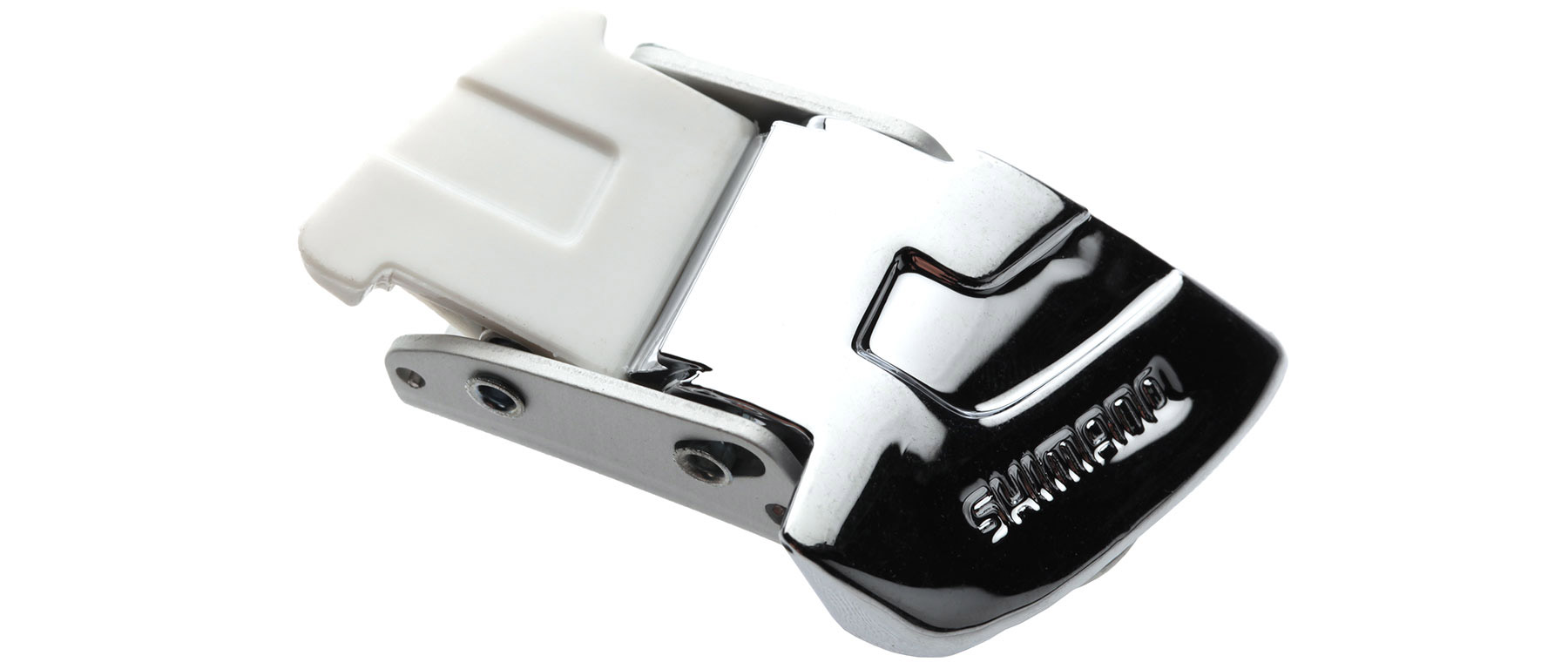 Shimano SHUNILBS Universal large buckle and strap set silver white 