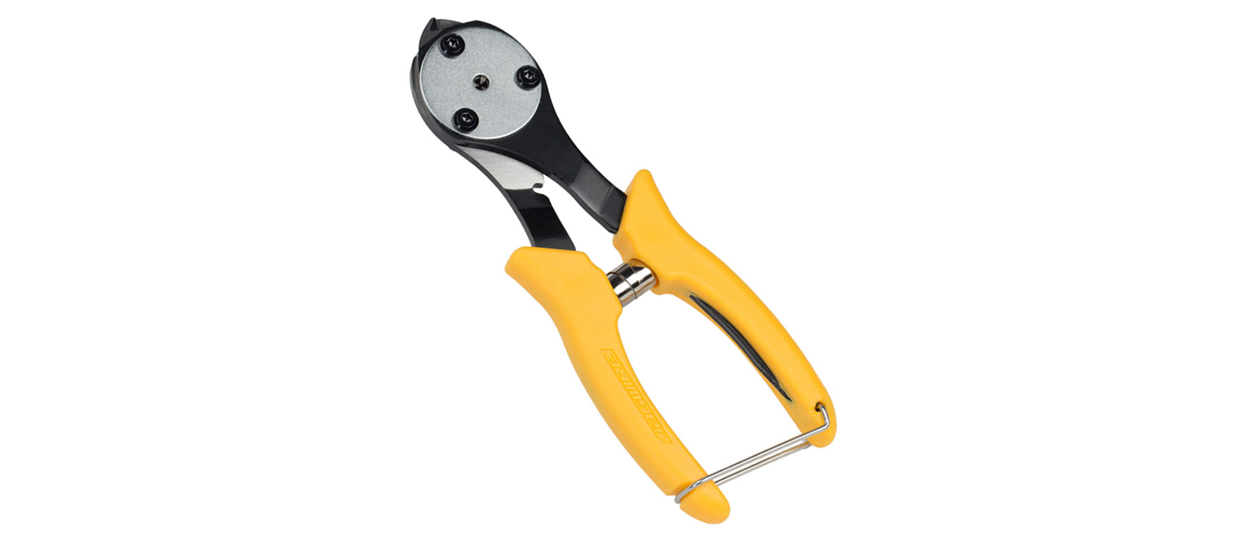 Jagwire Pro Cable and Housing Cutter With Built In Crimper Steel Yellow 