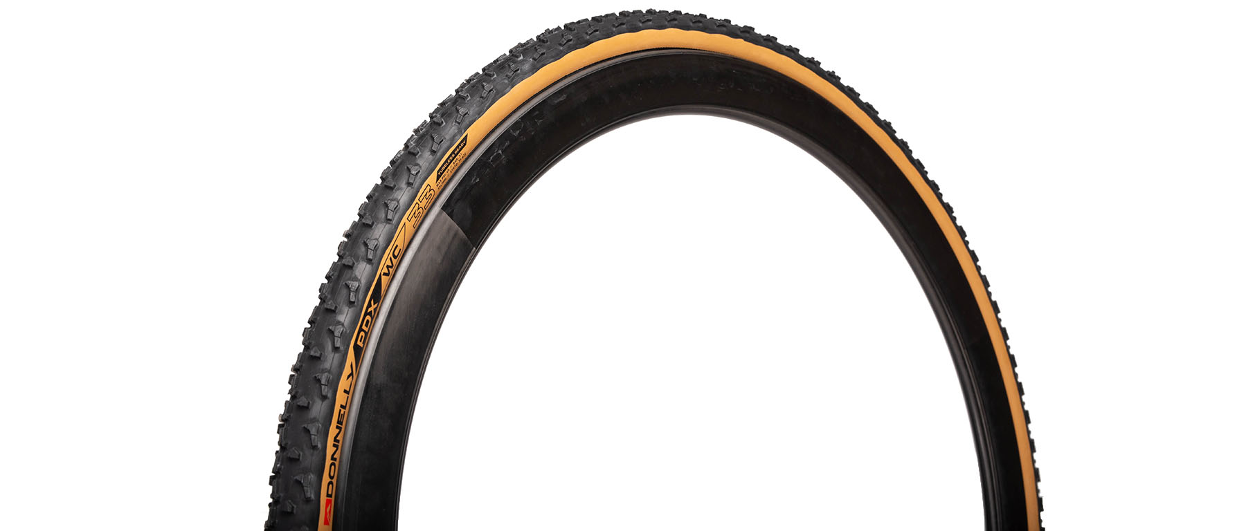 Tubeless 700 x 33 Folding 240tpi Donnelly Sports PDX WC Tire Black/Tan