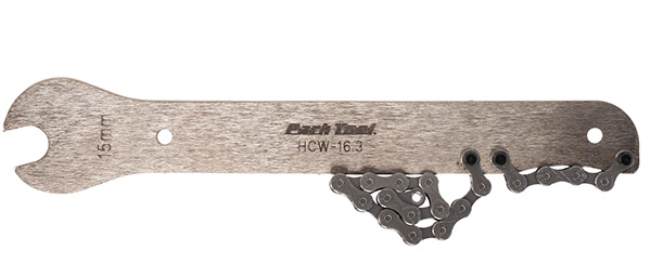 Park Tool HCW-16.3 Chain Whip and 15mm Pedal Wrench